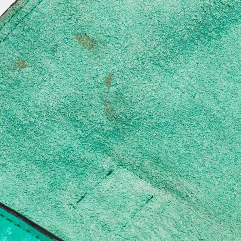 Mulberry Green Leather Alexa Flap Top Handle Bag - Picture 6 of 7